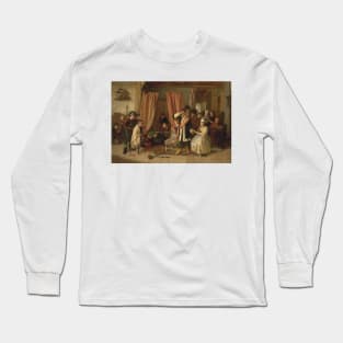 Children Acting the Play Scene from Hamlet by Charles Hunt Long Sleeve T-Shirt